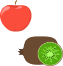 キウイ・リンゴ