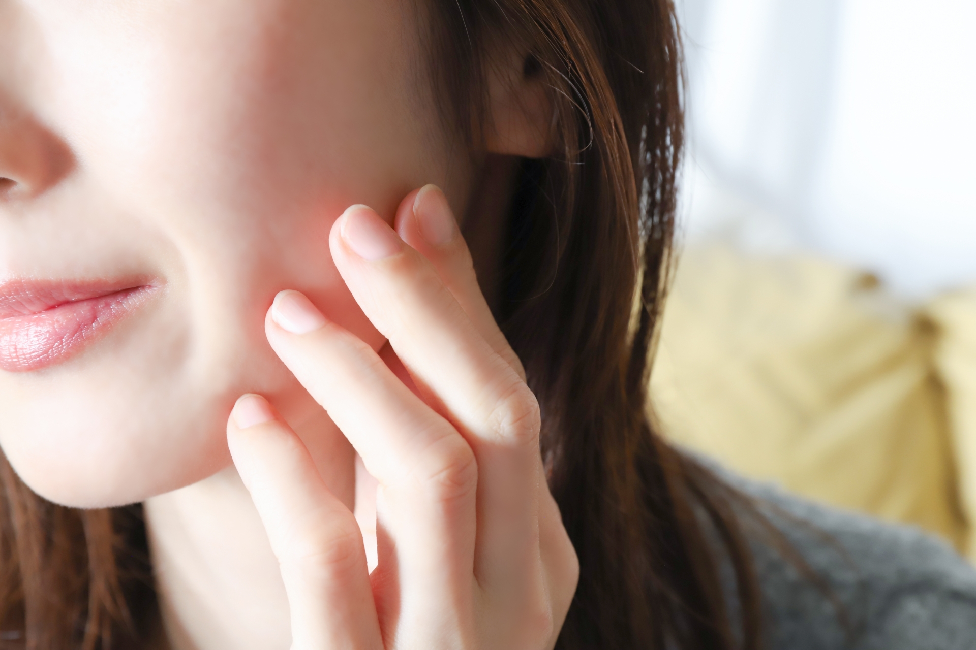 下顔面の長さをカバーする方法